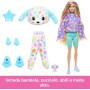 Mattel HRK41 Barbie Cutie Reveal Color Dream Barbie cambia colore con costume da dalmata  arcobaleno e 10 accessori a sopresa