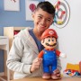 JAKKS Pacific Super Mario Bros Movie Plush di Super Mario posabile alto 35 cm con occhi realistici