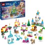 LEGO Disney Princess 43253 Calendario dell'Avvento 2024 Set di Natale con Elsa Tiana Ariel Vaiana e Mirabel