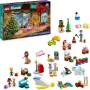 LEGO Friends 42637 Calendario dell'Avvento Set di Natale con 5 Mini Bamboline 3 Animali e Accessori