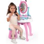 Smoby 7600320254 Gabby's Dollhouse Specchiera 2in1 con Sgabello e 12 accessori Specchio orientabile