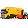 Simba Dickie 203747018 - Camion pesante DHL con luci e suoni