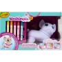 CRAYOLA 74-0227 Washimals Jumbo Pets Big Wilbur Il Grande Cagnolino da Colorare Lavare e Ricolorare