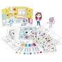 CRAYOLA 75-7170 Activity Set Gabby's Dollhouse con Pagine da colorare Pennarelli Adesivi e Personaggi pop-up