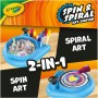 Crayola 74-7640 Spin & Spiral Art Station Set per Creare Mandala con Pennarelli e Inchiostri Colorati