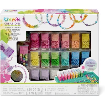 CRAYOLA 04-2963 Laboratorio delle Perline per Creare Gioielli Personalizzati con 2500 pezzi