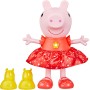 Hasbro F8873 Peppa Pig bambola di Peppa festa tra le pozzanghere con 55 suoni e reazioni