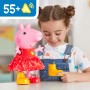 Hasbro F8873 Peppa Pig bambola di Peppa festa tra le pozzanghere con 55 suoni e reazioni