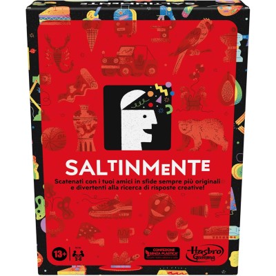 Hasbro F6795 Saltinmente Classico gioco da festa per adulti e adolescenti