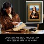 LEGO Art 31213 Gioconda Riproduzione Opera d'Arte Rinascimentale di Leonardo da Vinci in Mattoncini