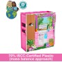 Mattel HJR77 Barbie Loft Casa delle Vacanze Plyaset con Bambola e 4 Aree di Gioco e 11 Accessori