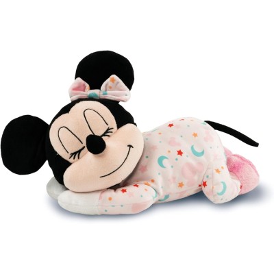 Clementoni 17958 Baby Minnie Mindfulness Plush Peluche Disney Musicale Rilassante Cromoterapia Luci e Melodie