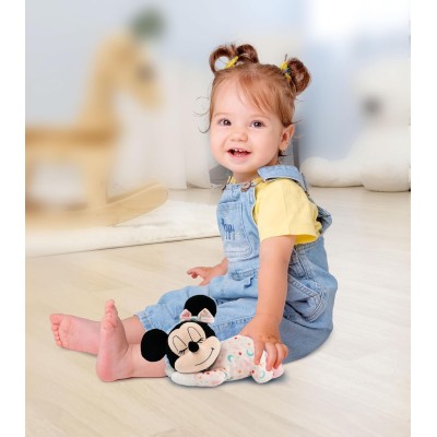 Clementoni 17958 Baby Minnie Mindfulness Plush Peluche Disney Musicale Rilassante Cromoterapia Luci e Melodie