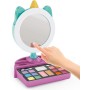 Clementoni 18855 Crazy Chic Unicorn Mirror Trousse con Cerchio Luminoso Trucchi Lavabili e Pennelli Professionali