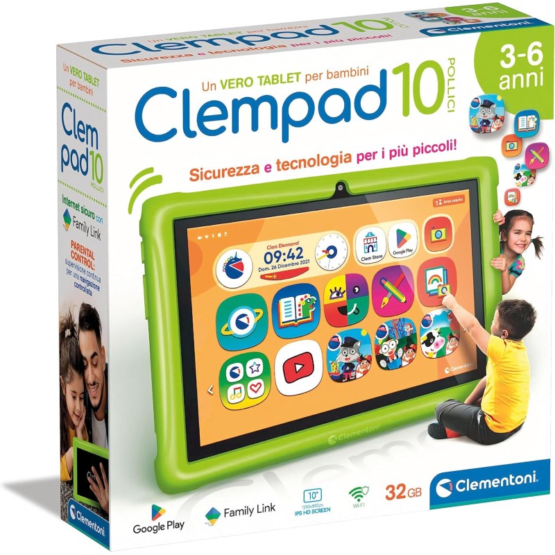 Clempad Giochi Educativi Tablet Clementoni – Clempad 8? Pro