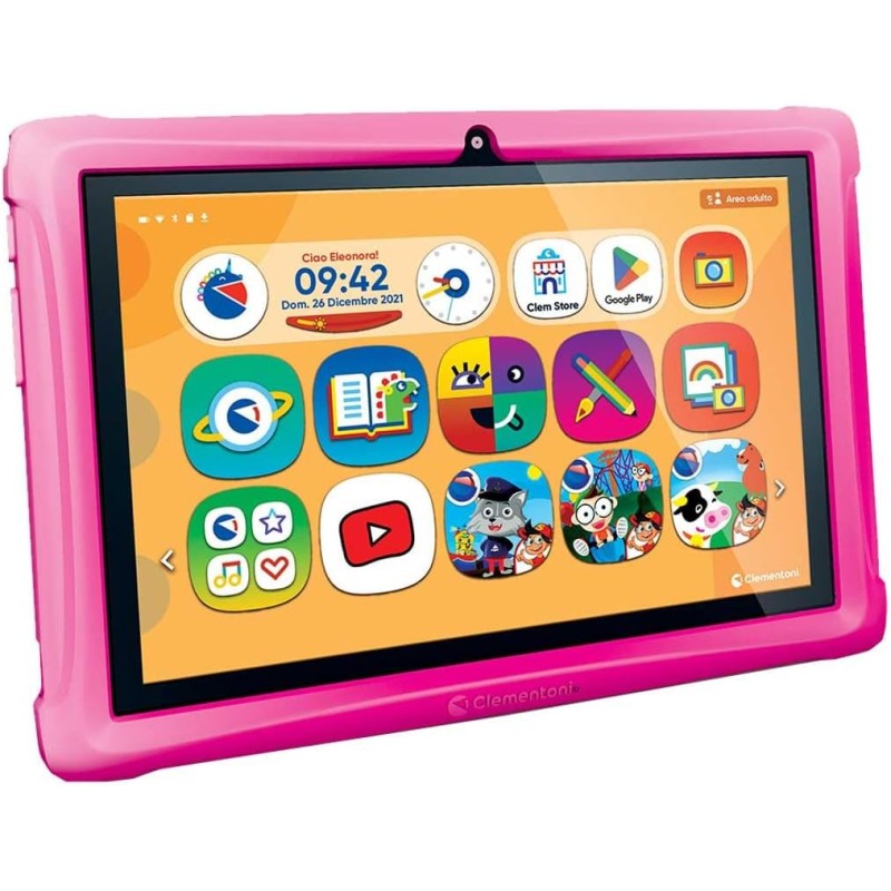 Clementoni 16478 Tablet Educativo Clempad 3-6 anni Schermo 10