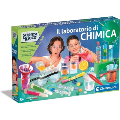 Clementoni 19378 Il Laboratorio Esperimenti di Chimica Kit Scienziato in Italiano