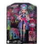 Mattel HXH82 Monster High Lagoona Blue Monster Fest con outfit glamour e accessori a tema