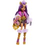 Mattel HXH80 Monster High Clawdeen Wolf Monster Fest con outfit glamour e accessori a tema festival musicale