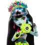 Mattel HXH79 Monster High Frankie Stein Monster Fest con outfit glamour e accessori a tema festival musicale