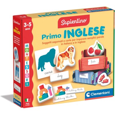 Clementoni 16868 Sapientino Primo Inglese con Flashcards in Inglese