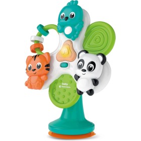 Clementoni 17915 Girandola Round & Round Animals Interattivo con Animali e Ventosa per Seggiolone