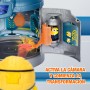 Giochi Preziosi MN405000 Minions Camera Di Trasformazione Avl Jerry In Mega Jerry Set con Luci e Suoni e 2 Personaggi Inclusi