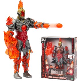 Giochi Preziosi GRV07300 Gormiti The New Era Gormita del Fuoco Fireon Articolato 27cm con Funzione Luminosa Armatura e Pugno Giochi Preziosi GRV07300 Gormiti The New Era Gormita del Fuoco Fireon Articolato 27cm con Funzione Luminosa Armatura e Pugno