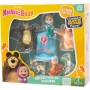 Giochi Preziosi MHA31000 Masha E Orso Set 6 Personaggi 7 Cm e 1 che si illumina al buio