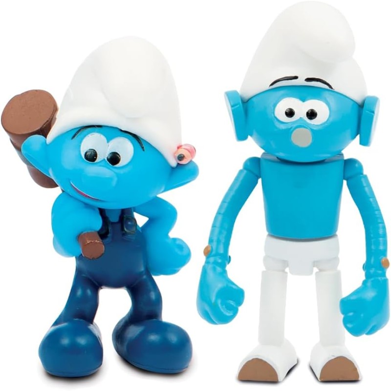 Giochi Preziosi Puffo Inventore 10 Cm Trasformabile: Action Figure Con Cappello, Jet Pack E Braccia (da 3 Anni) - 3