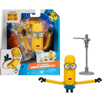 Giochi Preziosi MN403210 Minions Tim 10cm con Accessorio Esclusivo Premi la Testa per il potere Rotante