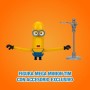 Giochi Preziosi MN403210 Minions Tim 10cm con Accessorio Esclusivo Premi la Testa per il potere Rotante