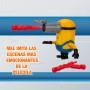 Giochi Preziosi MN403310 Minions Mel 10cm con Accessorio Esclusivo Spingi verso il basso la Testa per Sparare con il suo Blaster