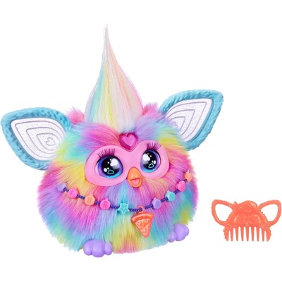 Hasbro F8900 Furby Tie Dye Peluche interattivo Versione Italiana con modalità di attivazione vocale