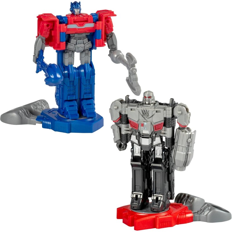 Hasbro F9207 Transformers One Robot Battlers Set 2 Action Figure Optimus  Prime e Megatron con Accessori