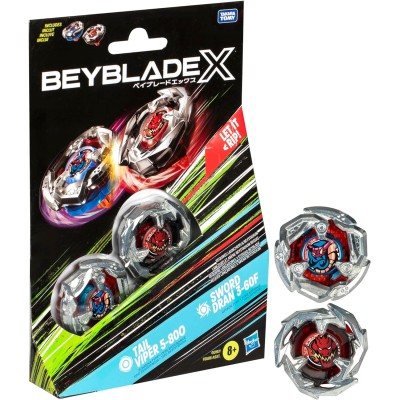 Hasbro G0197 Beyblade X Tail Viper Vs. Sword DRAN