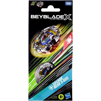 Hasbro G0286 Beyblade X Savage Bear3-60S Confezione booster trotola