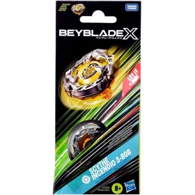 Hasbro G0285 Beyblade X Scythe Incendio 3-80B Booster con trottola Hasbro G0285 Beyblade X Scythe Incendio 3-80B Booster con trottola