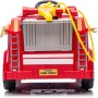 Camion dei Pompieri Cavalcabile Elettrico per Bambini 12V con Telecomando Luci Siren Suoni e Accessori Inclusi Full Optional