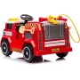 Camion dei Pompieri Cavalcabile Elettrico per Bambini 12V con Telecomando Luci Siren Suoni e Accessori Inclusi Full Optional