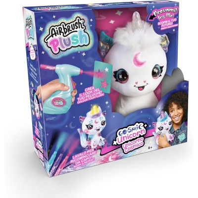 Rocco Giocattoli 20289812 Airbrush Plush Cosmic Unicorn