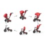 Triciclo per Bambini 6 in 1 Passeggino Evolutivo Prime con Sedile Girevole e reclinabile