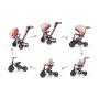 Triciclo per Bambini 6 in 1 Passeggino Evolutivo Prime con Sedile Girevole e reclinabile