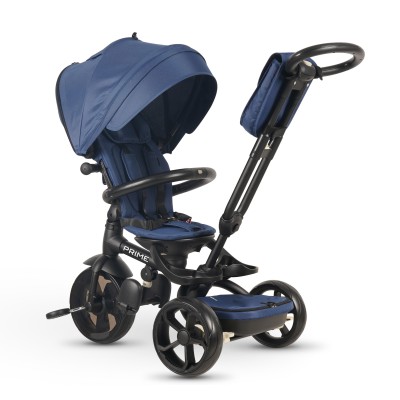 Triciclo per Bambini 6 in 1 Passeggino Evolutivo Prime con Sedile Girevole e reclinabile