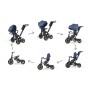 Triciclo per Bambini 6 in 1 Passeggino Evolutivo Prime con Sedile Girevole e reclinabile