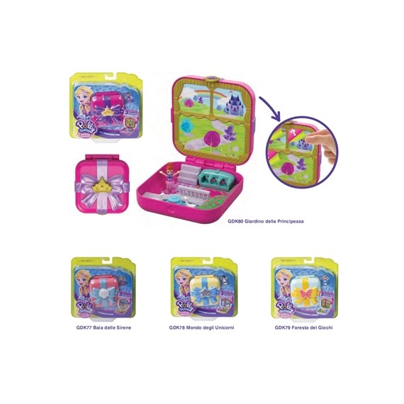 Polly Pocket nascondigli segreti ass. gdk76 Polly Pocket nascondigli segreti ass. gdk76