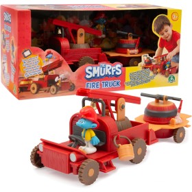 Giochi Preziosi PUF26000 I Puffi Camion dei Pompieri con Funzioni Realistiche Accessori e Puffo Esclusivo Incluso Giochi Preziosi PUF26000 I Puffi Camion dei Pompieri con Funzioni Realistiche Accessori e Puffo Esclusivo Incluso