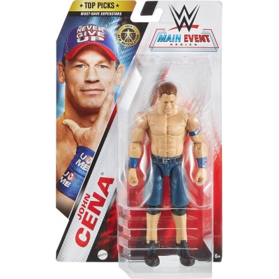 Mattel HTV97 WWE Top Picks Action Figure 15,2 cm John Cena con 14 punti di articolazione