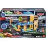 Mattel HPX75 Cars Garage Fluo di Cooper Canyon a 2 piani con 3 auto luminose officina e ascensore