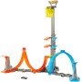 Mattel GRW39 Hot Wheels Pista Loop & Launch regolabile in altezza fino a 80cm